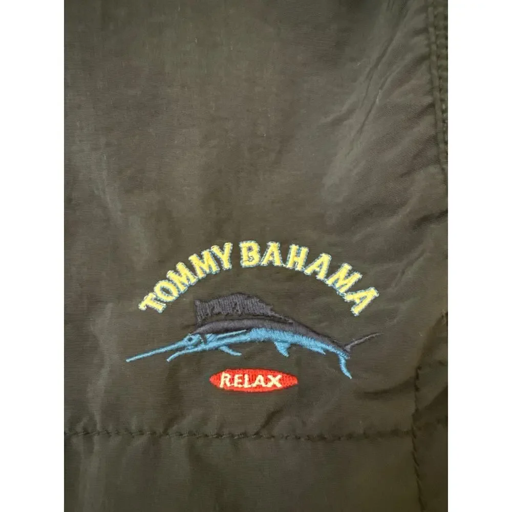 Tommy Bahama Relax XXL/TTG Black Swim Shorts Mesh Lining Elastic Draw String